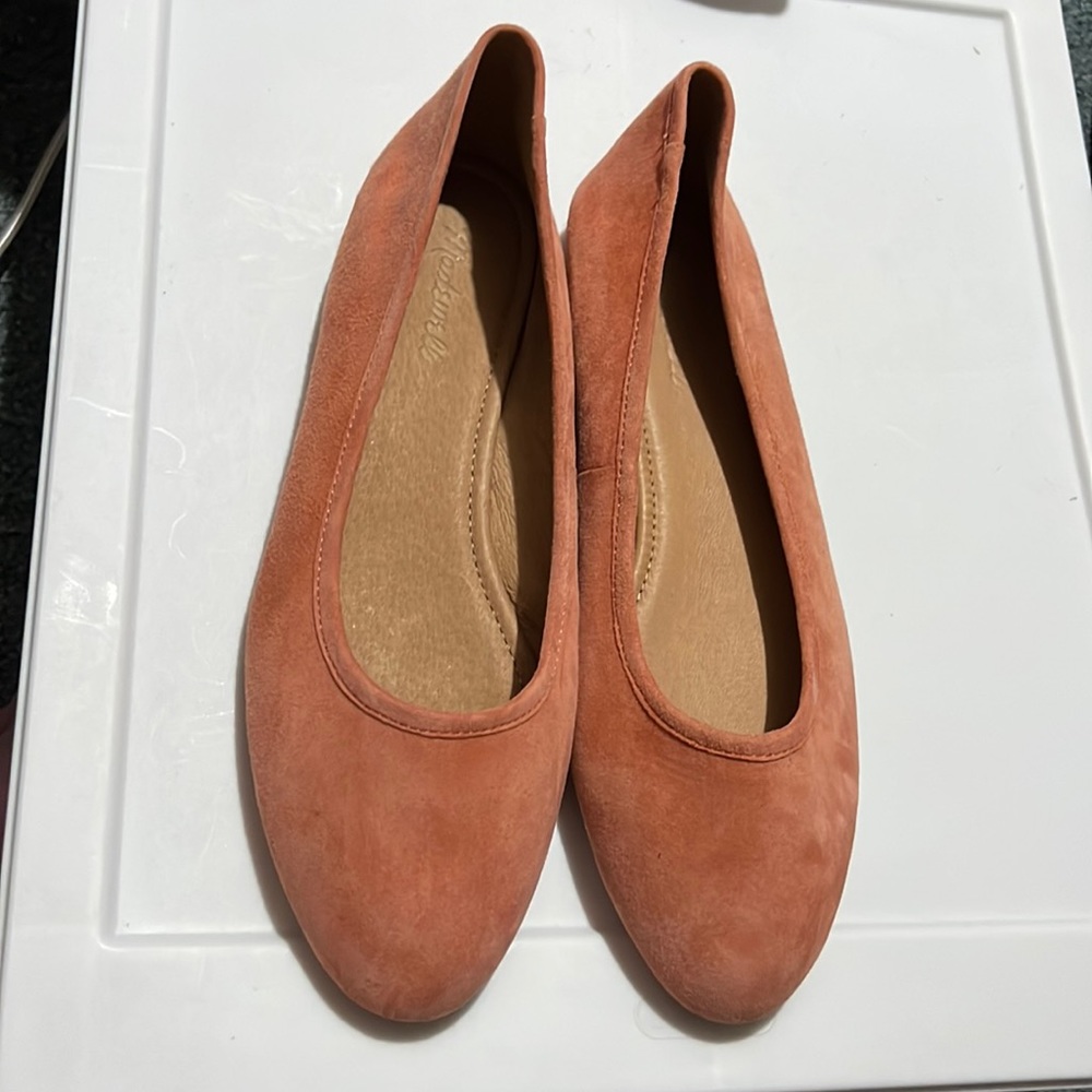 Madewell Suede Ballet Flats Size 9